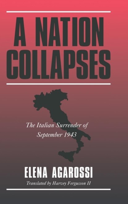 A Nation Collapses, ELENA (UNIVERSITA DEGLI STUDI DELL'AQUILA,  Italy) Agarossi - Gebonden - 9780521591997