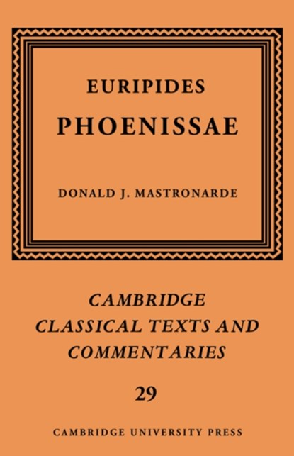 Euripides: Phoenissae, Euripides - Paperback - 9780521604468