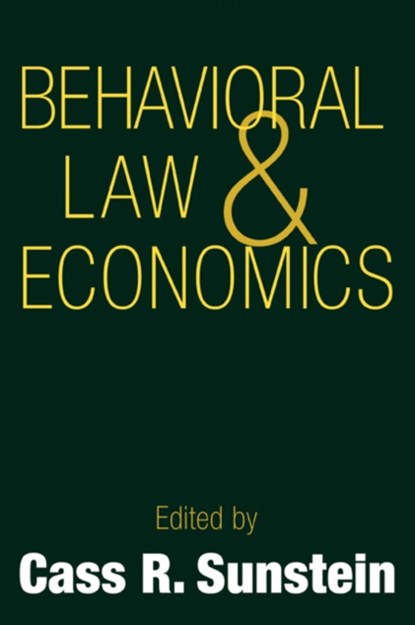 Behavioral Law and Economics, Cass R. (University of Chicago) Sunstein - Paperback - 9780521667432