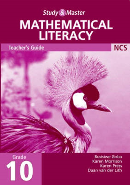 Study and Master Mathematical Literacy Grade 10 Teacher's Book