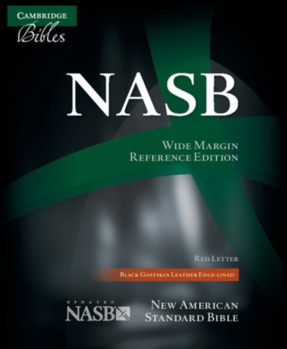 NASB Wide Margin Reference Bible, Black Edge-lined Goatskin Leather, Red-letter Text, NS746:XRME, Cambridge University Press - Gebonden - 9780521702652