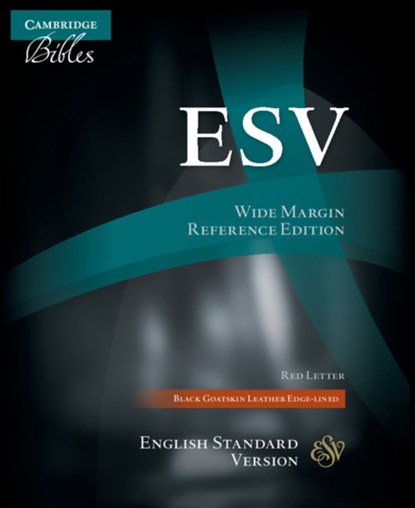 ESV Aquila Wide Margin Reference Bible, Black Goatskin Leather Edge-lined, Red-letter Text, ES746:XRME, Cambridge University Press - Gebonden - 9780521708166