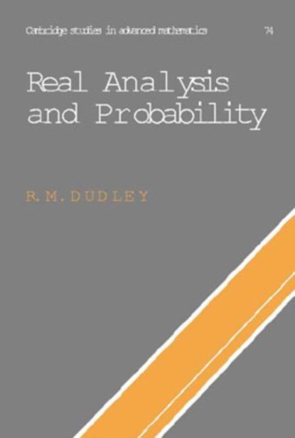 Real Analysis and Probability, R. M. (Massachusetts Institute of Technology) Dudley - Gebonden - 9780521809726