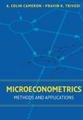 Microeconometrics | Cameron, A. Colin (university of California, Davis) ; Trivedi, Pravin K. (indiana University, Bloomington) | 