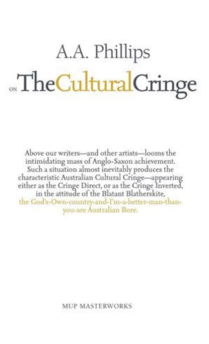 On The Cultural Cringe, A.A. Phillips - Ebook - 9780522863888