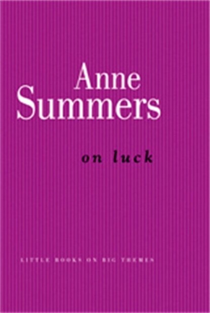 On Luck, Anne Summers - Paperback - 9780522874044