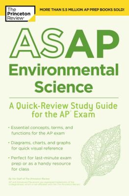 ASAP Environmental Science, Princeton Review - Paperback - 9780525567684