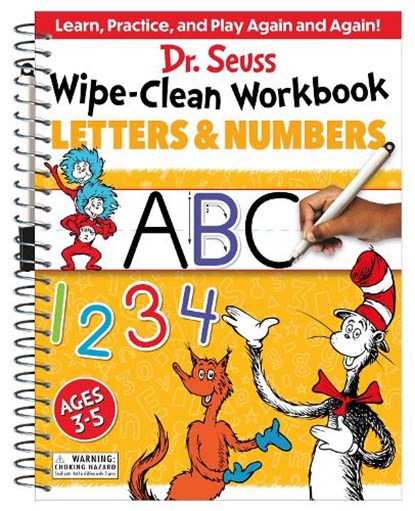 Dr. Seuss Wipe-Clean Workbook: Letters and Numbers, Dr. Seuss - Paperback - 9780525572251