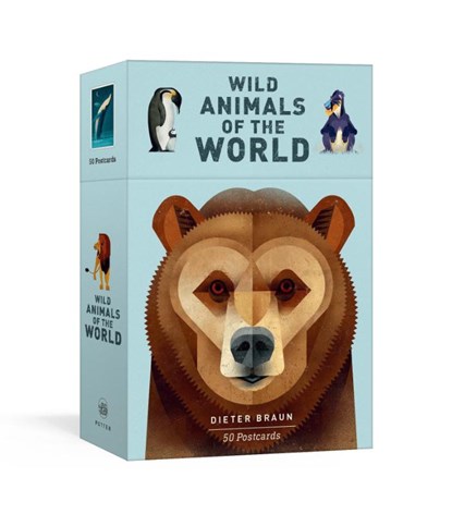 Wild Animals of the World: 50 Postcards, Dieter Braun - Losbladig Paperback - 9780525577058