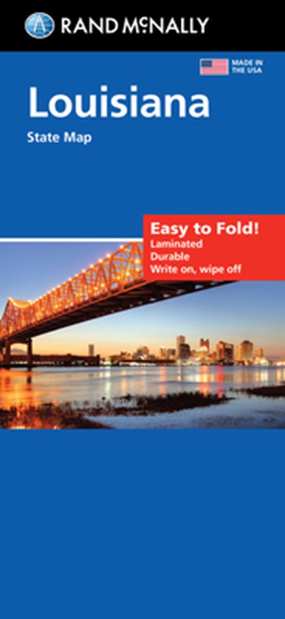 Rand McNally Easy to Fold: Louisiana State Laminated Map, Rand McNally - Paperback - 9780528026089