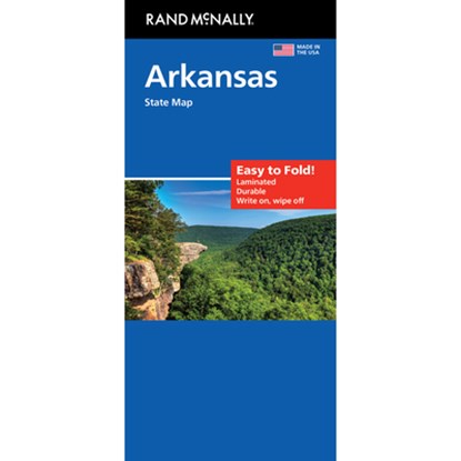 Rand McNally Easy to Fold: Arkansas State Map, Rand McNally - Gebonden - 9780528027833