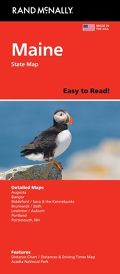 Rand McNally Easy to Read: Maine State Map, Rand McNally - Gebonden - 9780528027888
