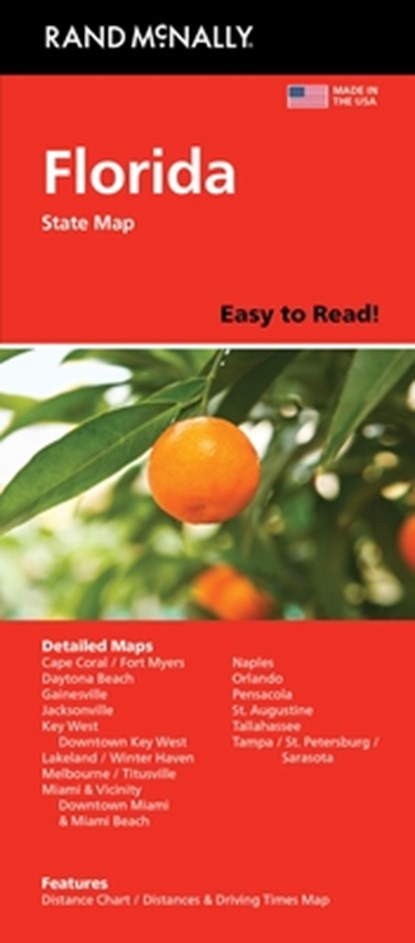 Rand McNally Easy to Read: Florida State Map, Rand McNally - Gebonden - 9780528028014