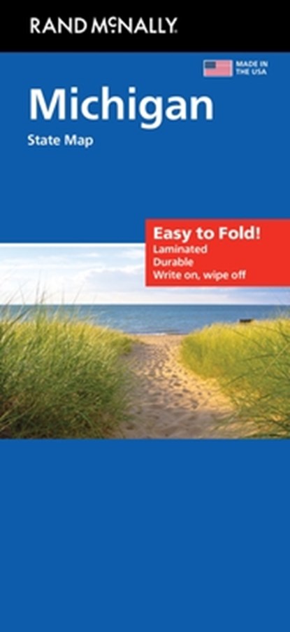 Rand McNally Easy to Fold: Michigan State Map, Rand McNally - Gebonden - 9780528028052