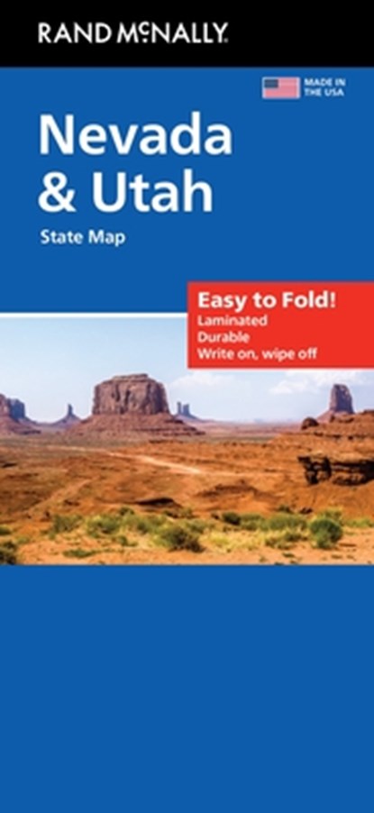 Rand McNally Easy to Fold: Nevada & Utah State Laminated Map, Rand McNally - Gebonden - 9780528028106
