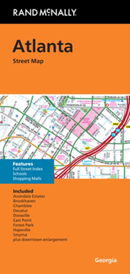 Rand McNally Folded Map: Atlanta Street Map, Rand McNally - Gebonden - 9780528028335