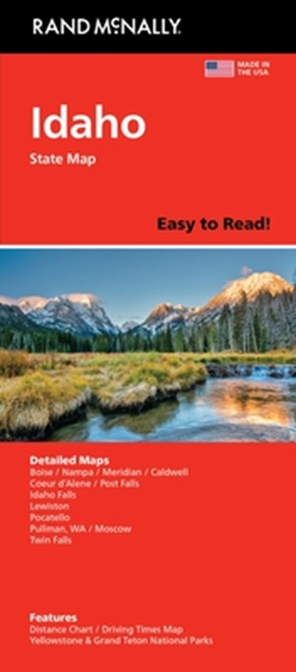 Rand McNally Easy to Read: Idaho State Map, Rand McNally - Gebonden - 9780528028564