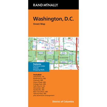 Washington DC Street Map, Rand McNally - Gebonden - 9780528028694