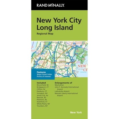 Rand McNally New York City/Long Island Regional Map, Rand McNally - Gebonden - 9780528029080