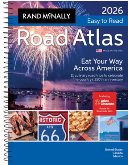 2026 Rand McNally Easy to Read Midsize Road Atlas, Rand McNally - Paperback - 9780528029318