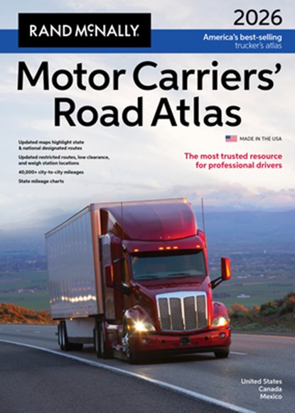 2026 Rand McNally Motor Carriers Road Atlas, Rand McNally - Gebonden - 9780528029332