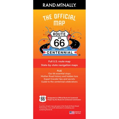 Rand McNally the Official Route 66 Centennial Map, Rand McNally - Gebonden - 9780528029936
