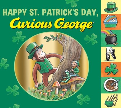 Happy St. Patrick's Day, Curious George: Tabbed Board Book, H. A. Rey - Gebonden - 9780544088887