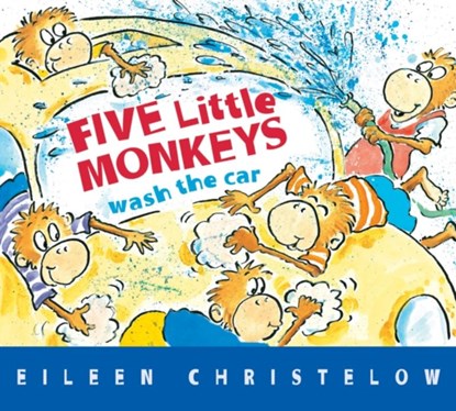 Five Little Monkeys Wash the Car, Eileen Christelow - Gebonden - 9780544302365