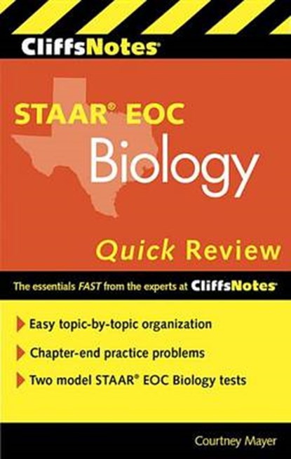 CliffsNotes STAAR EOC Biology Quick Review, Mayer Courtney Mayer - Paperback - 9780544370128