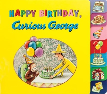 Happy Birthday, Curious George (Tabbed Book), H. A. Rey - Gebonden - 9780544750500