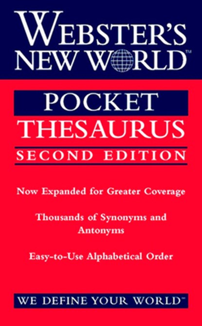 Webster's New World Pocket Thesaurus, Second Edition, Laird Charlton Laird - Paperback - 9780544987203