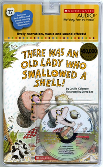 There Was an Old Lady Who Swallowed a Shell! [With CD (Audio)], Lucille Colandro - Paperback - 9780545072182
