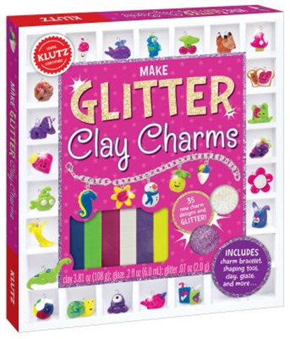 Make Glitter Clay Charms, Klutz - Paperback - 9780545858465