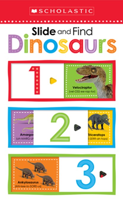 Dinosaurs 123: Scholastic Early Learners (Slide and Find), Scholastic - Gebonden - 9780545903462