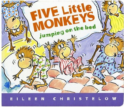 Five Little Monkeys Jumping on the Bed Lap Board Book, Christelow Eileen Christelow - Gebonden - 9780547131764