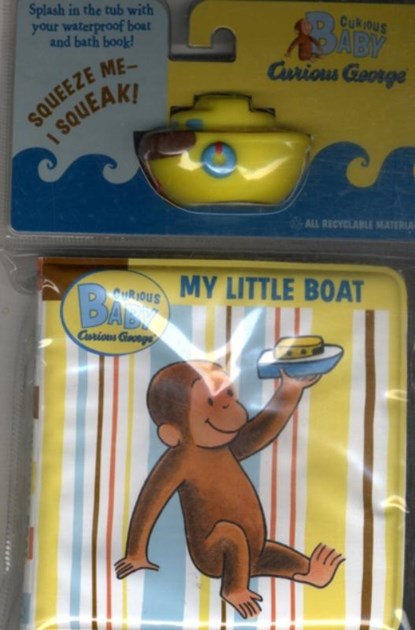 Curious Baby: My Little Bath Book & Toy Boat [With Boat], H. A. Rey - Paperback - 9780547215419