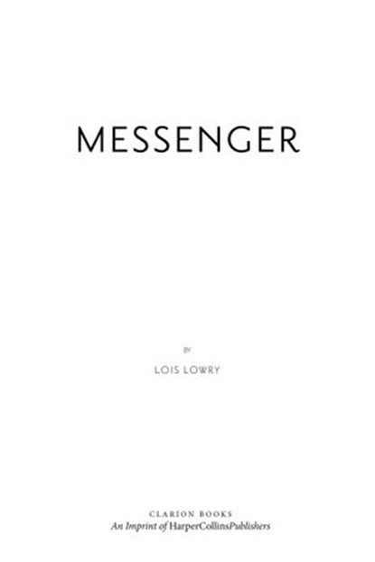 Messenger, Lois Lowry - Ebook - 9780547345895