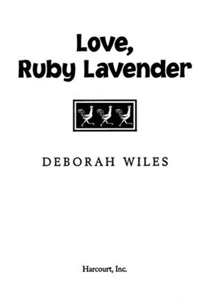 Love, Ruby Lavender, Deborah Wiles - Ebook - 9780547351926