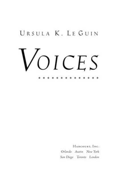Voices, Ursula K. Le Guin - Ebook - 9780547546339