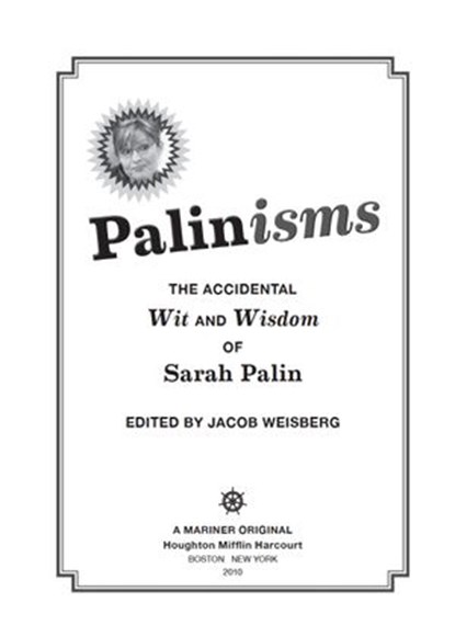 Palinisms, Jacob Weisberg - Ebook - 9780547551432