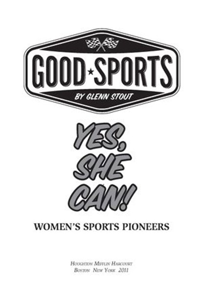 Yes, She Can!, Glenn Stout - Ebook - 9780547574097