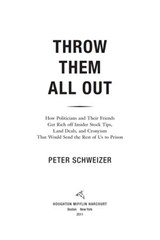 Throw Them All Out - Peter Schweizer - 9780547575179