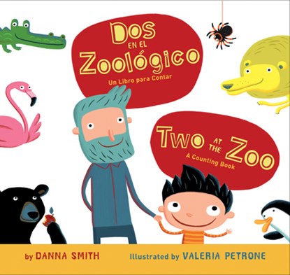 Dos en el zoologico/Two at the Zoo bilingual board book, Smith Danna Smith - Gebonden - 9780547581378
