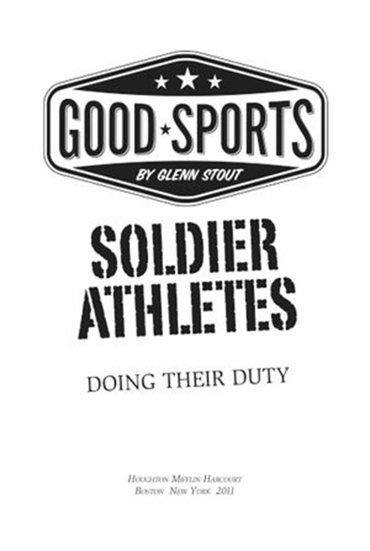 Soldier Athletes, Glenn Stout - Ebook - 9780547677316
