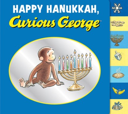 Happy Hanukkah, Curious George tabbed board book, Rey H. A. Rey ; Rey Margret Rey - Gebonden - 9780547757315