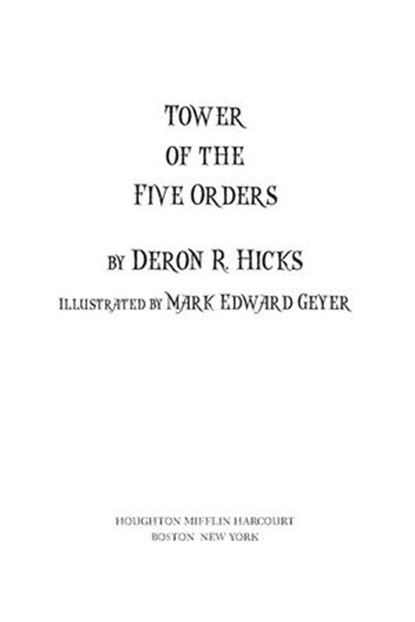 Tower of the Five Orders, Deron R. Hicks - Ebook - 9780547839547