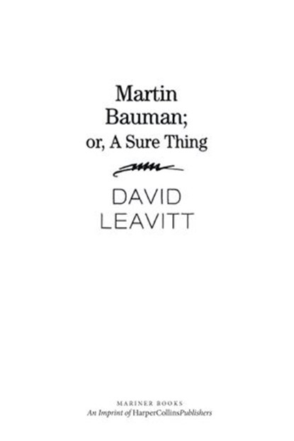Martin Bauman, David Leavitt - Ebook - 9780547995113