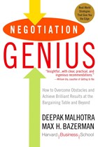 Negotiation Genius | Malhotra, Deepak ; Bazerman, Max | 