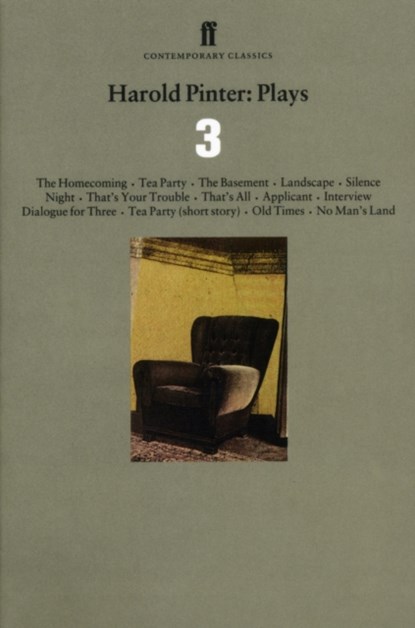 Harold Pinter Plays 3, Harold Pinter - Paperback - 9780571193837