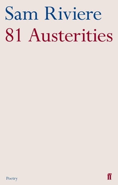 81 Austerities, Sam Riviere - Ebook - 9780571289042